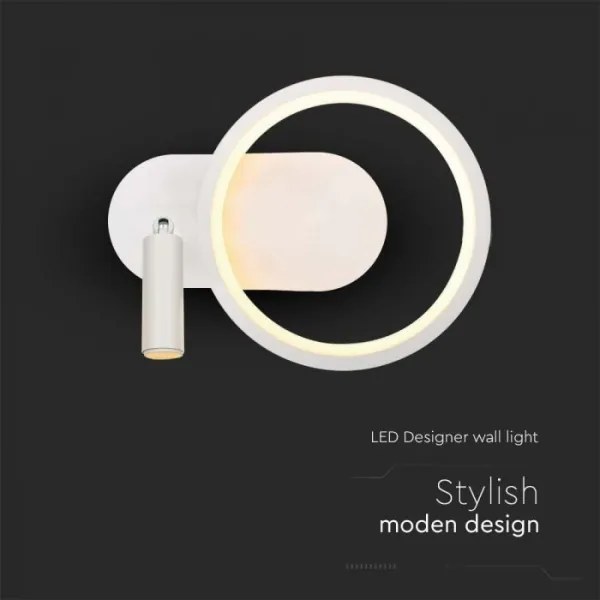 Aplică LED/14W/230V 4000K negru