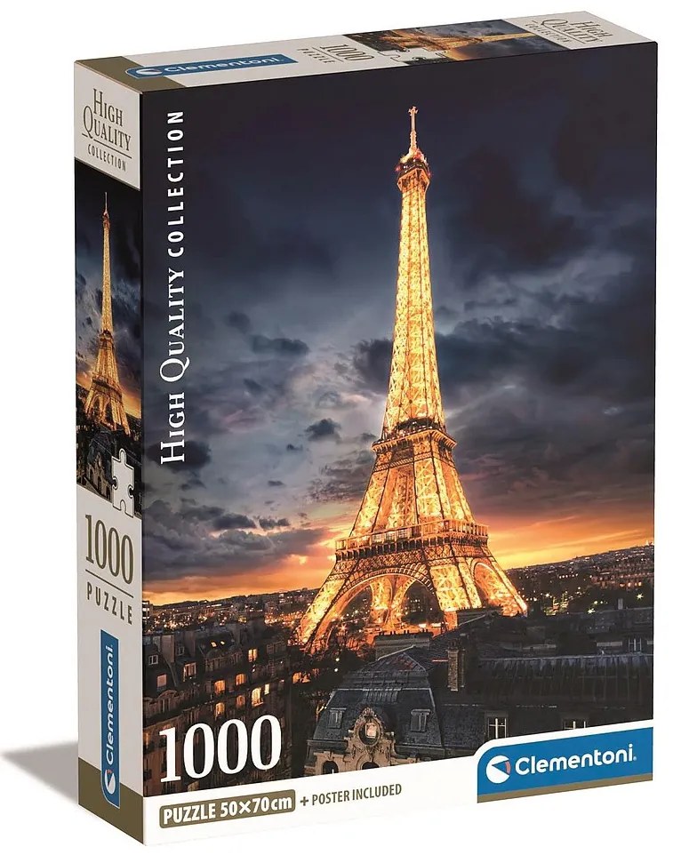 Orașe Tour Puzzle Paris 1000 piese Clementoni