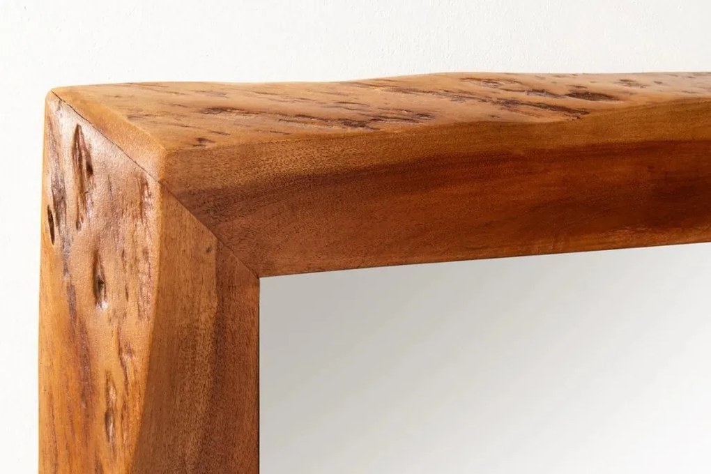 Oglinda decorativa cu margini din lemn MAMMUT 160cm