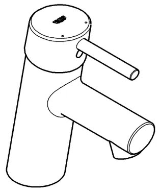 GROHE CONCETTO 3224010E - Baterie pentru lavoar DN 15 crom lucios