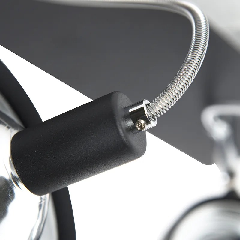 Spotlight de design negru cu 2 lumini reglabile - Nox