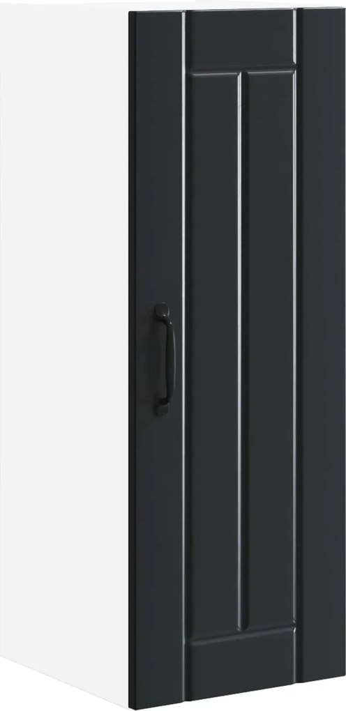 vidaXL Dulap de bucătărie Negru 30 x 31 x 80 cm Lemn compozit