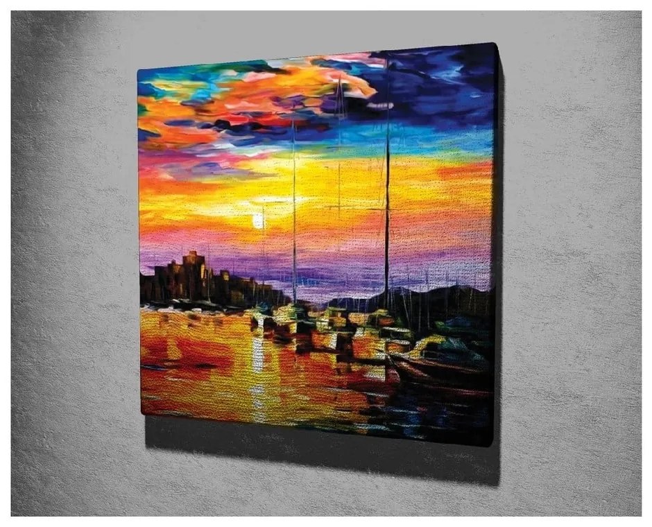 Reproducere tablou pe pânză Leonid Afremov, 45 x 45 cm