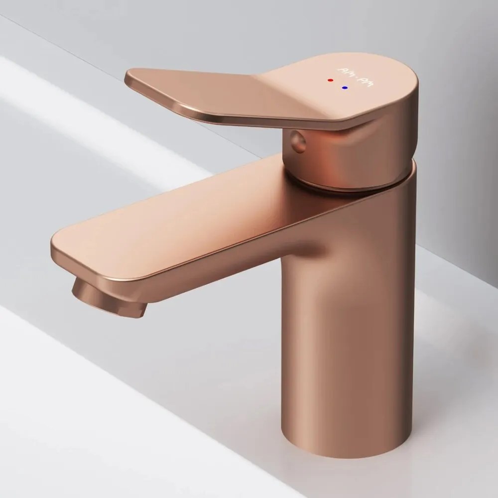 Baterie lavoar AM.PM X-Joy monocomanda finisaj rose gold mat