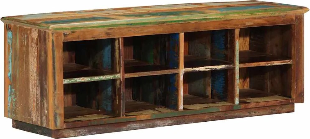 vidaXL Dulap pentru pantofi Maro 110 x 35 x 40 cm Lemn recuperat masiv