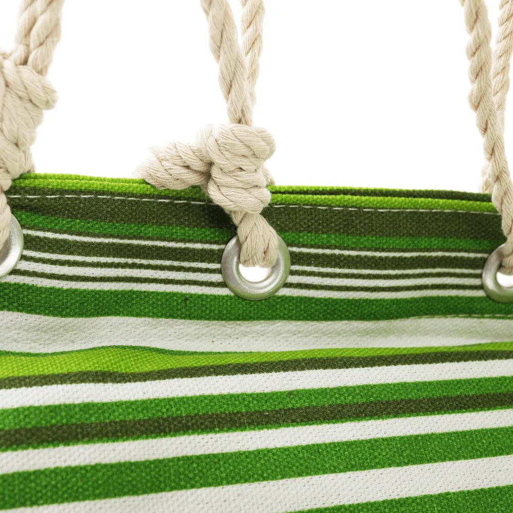 Scaun balansoar suspendabil, verde / alb, JAMBI