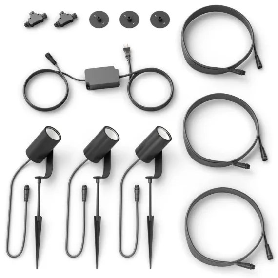 Philips 17414/30/P7 - Set 3x LED spot Hue LILY 3xLED/8W/230V IP65