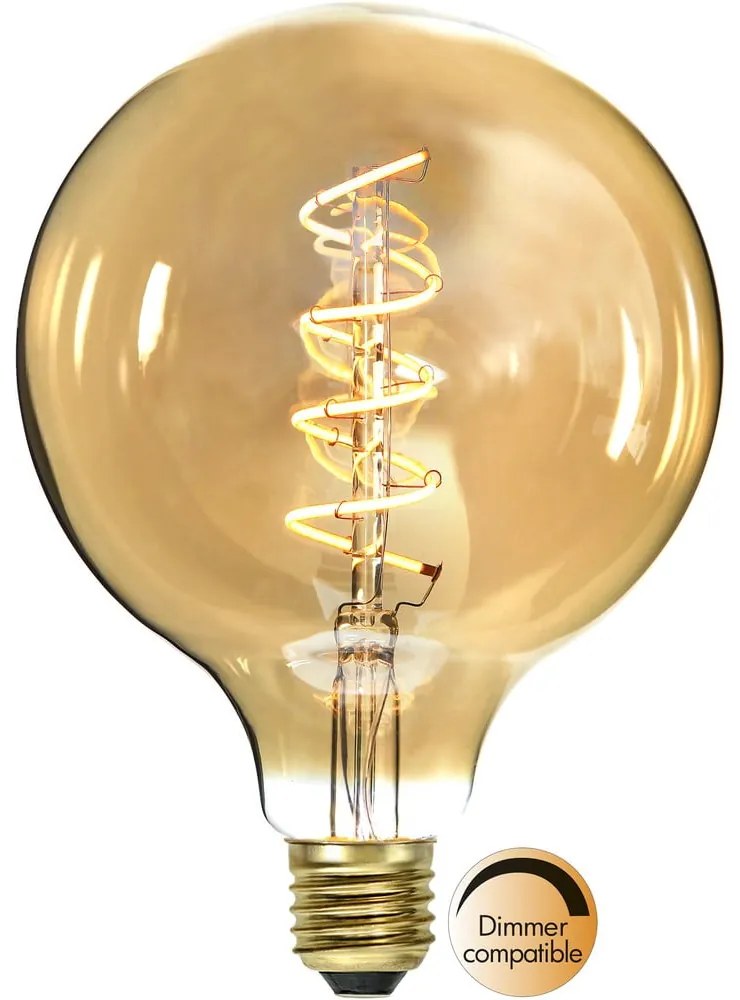 Bec cu filament E27, cu lumină albă caldă cu intensitate reglabilă 3 W Spiral Filament – Star Trading