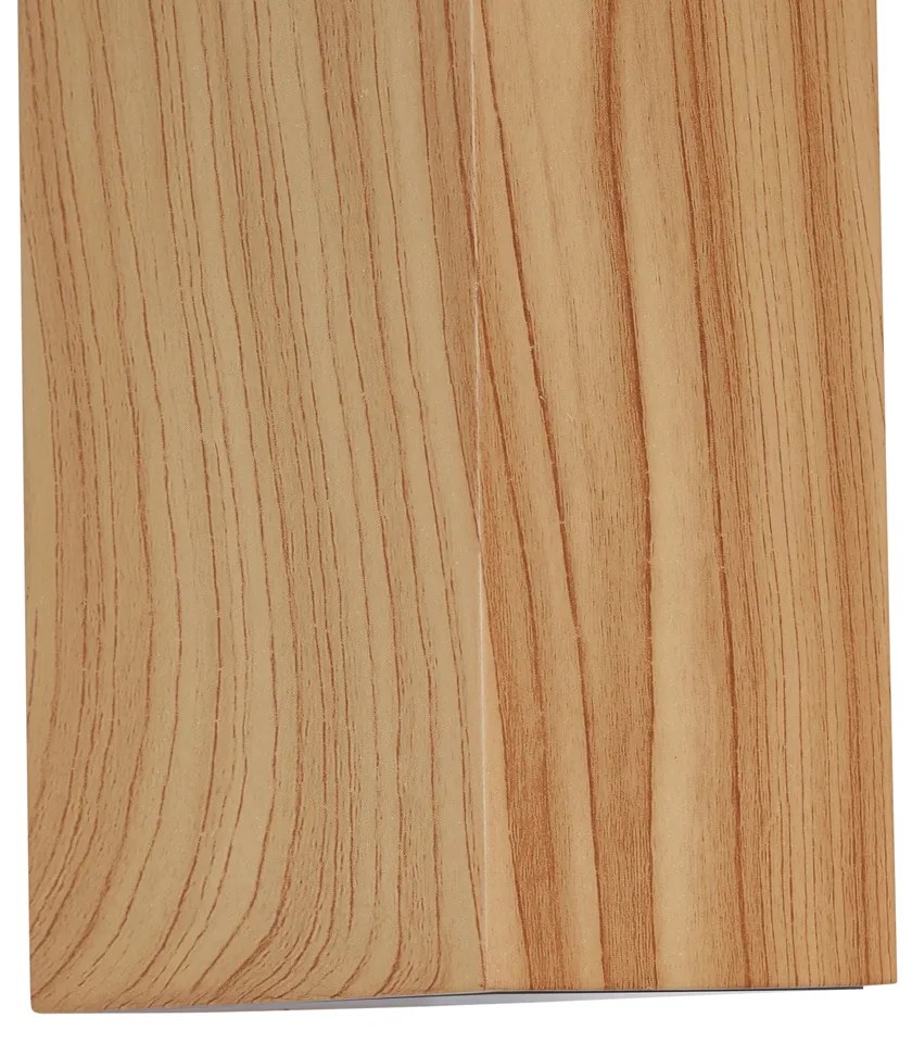 Lampă de perete scandinavă din lemn cu 2 lumini GU10 70mm IP54 - Baleno