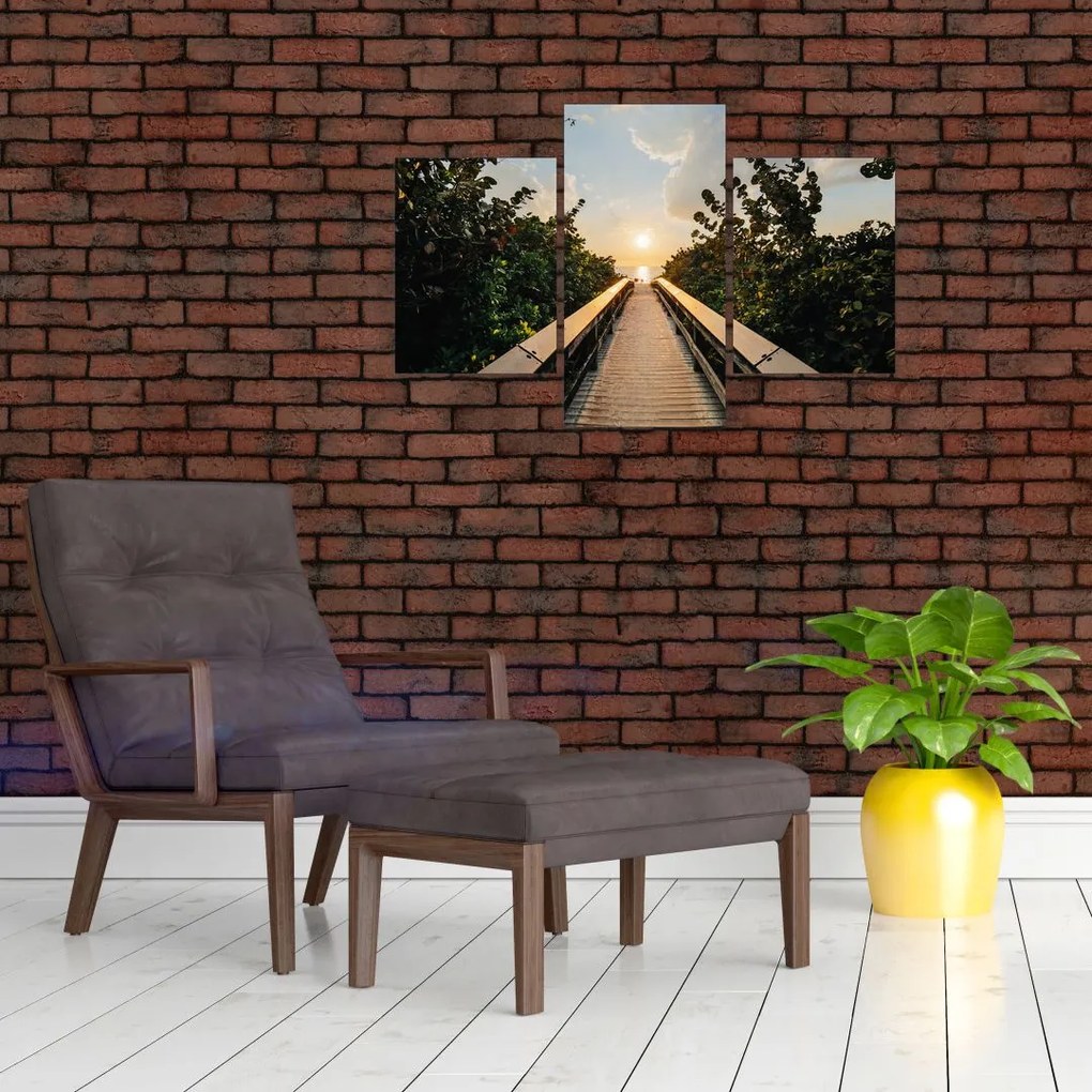 Tablou - drum spre soare (90x60 cm)