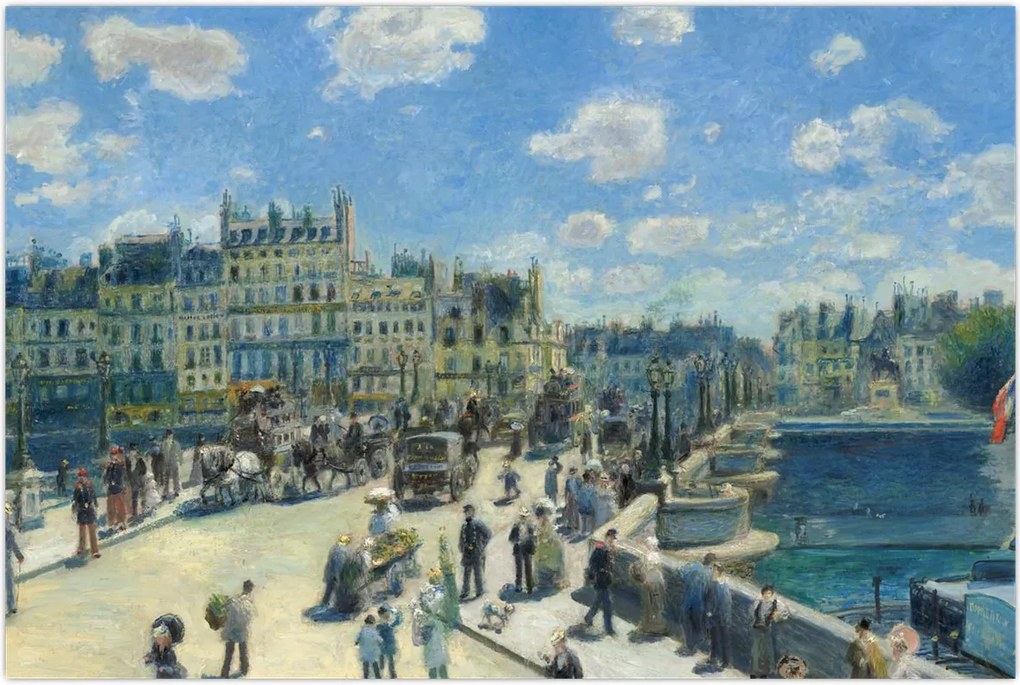 Tablou - Auguste Renoir, Pont Neuf, Paris, reproducere (90x60 cm)