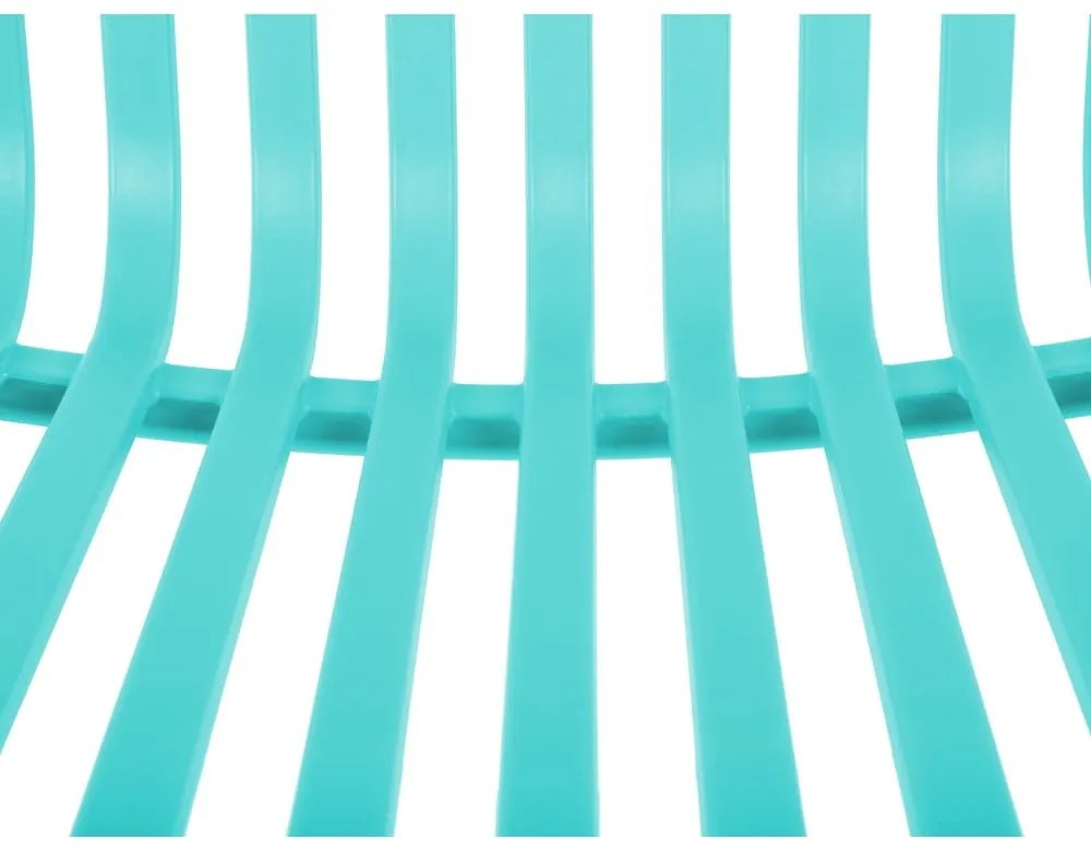 Scaun de dining turcoaz din plastic Glee – Leitmotiv