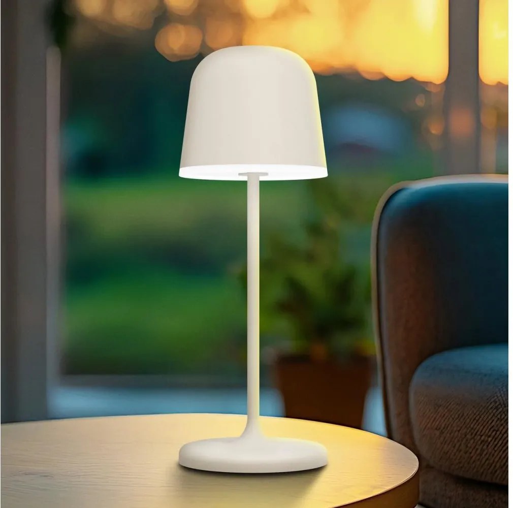 Eglo 901881 - Lampă de masă LED reîncărcabilă, dimmabilă, pentru exterior MANNERA-S LED/1,8W/5V IP54, crem