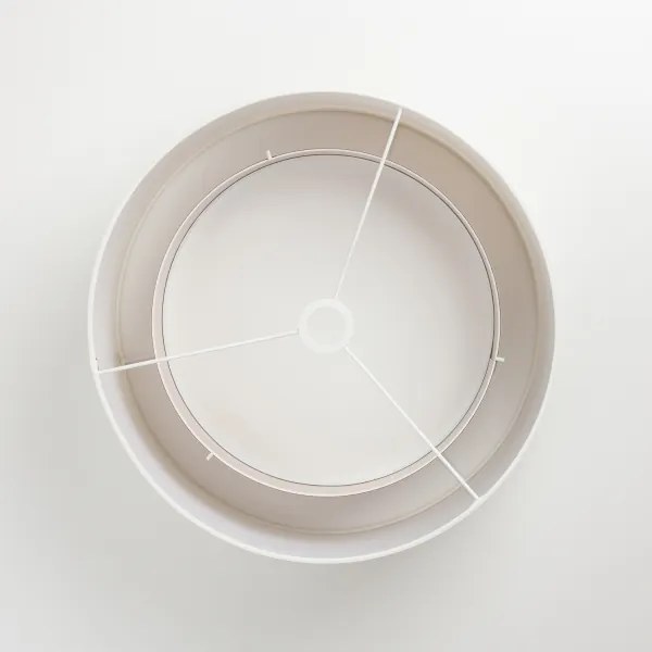 Abajur universal KERIA Ø 50 cm, alb/maro