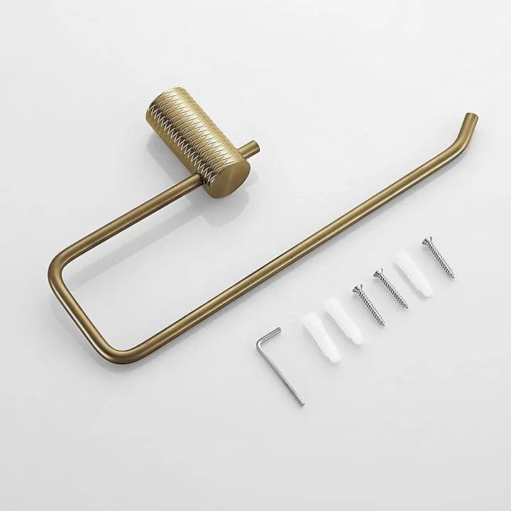 Cuier de baie 9710 Prism auriu periat