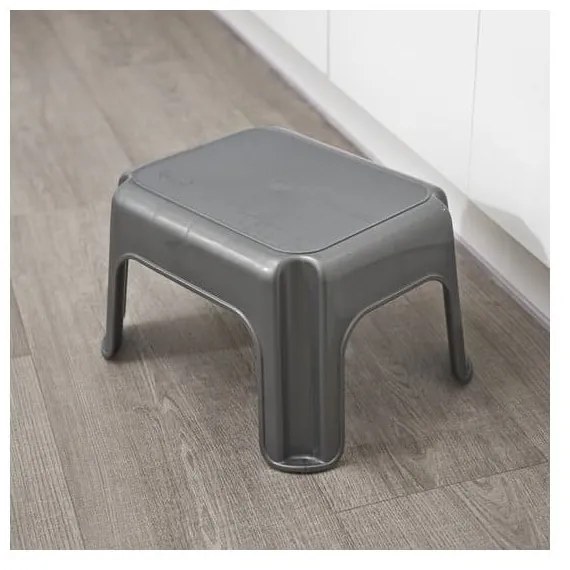 Scaun Addis Step Stool Black, negru