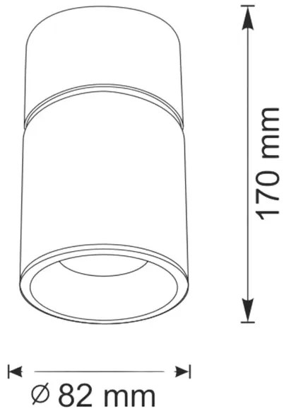 Lampă spot NIXA 1xGU10/10W/230V alb/auriu