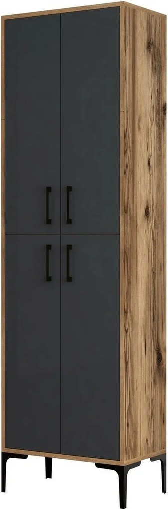 Dulap Berlin Walnut și Anthracite