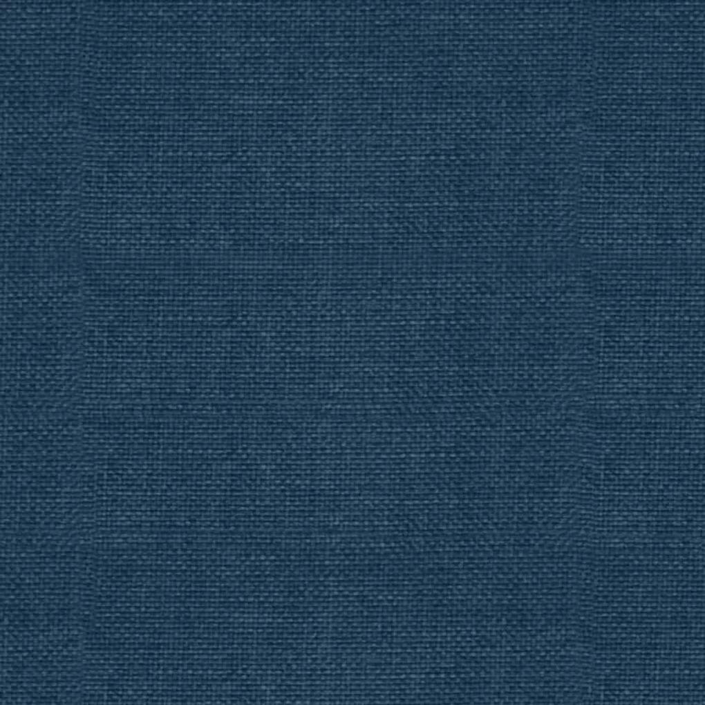 Scaune de bucatarie pivotante, 4 buc., albastru, textil 4, Albastru