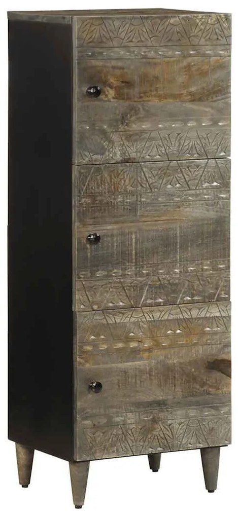 vidaXL Dulap înalt, 40x33x110 cm, lemn masiv de mango