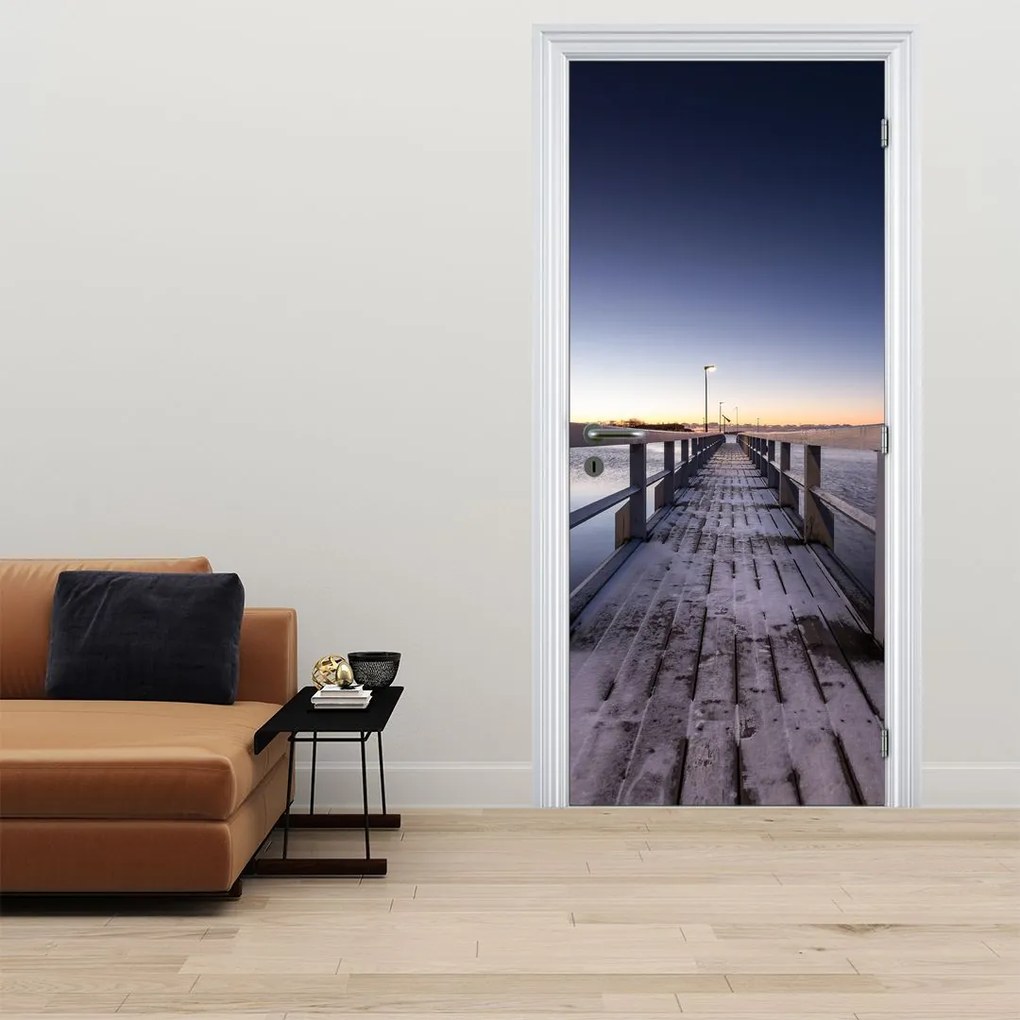 Fototapet pentru ușă - Pe mal (95x205cm)