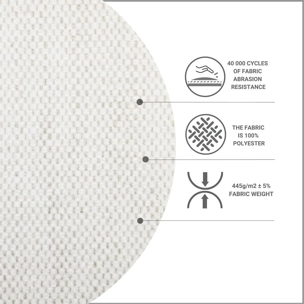 Pat boxspring crem cu spațiu de depozitare 140x200 cm Urbaneo – Maison de Rêve