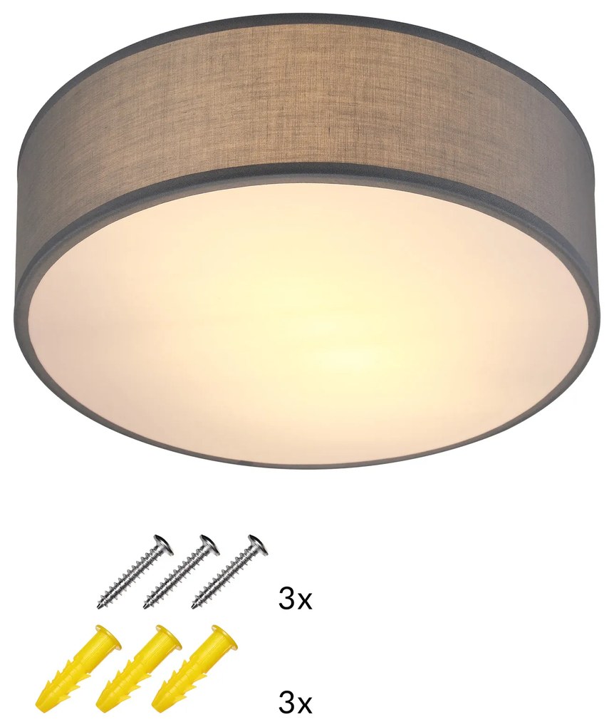 Deuba Plafoniera Ø30cm - gri