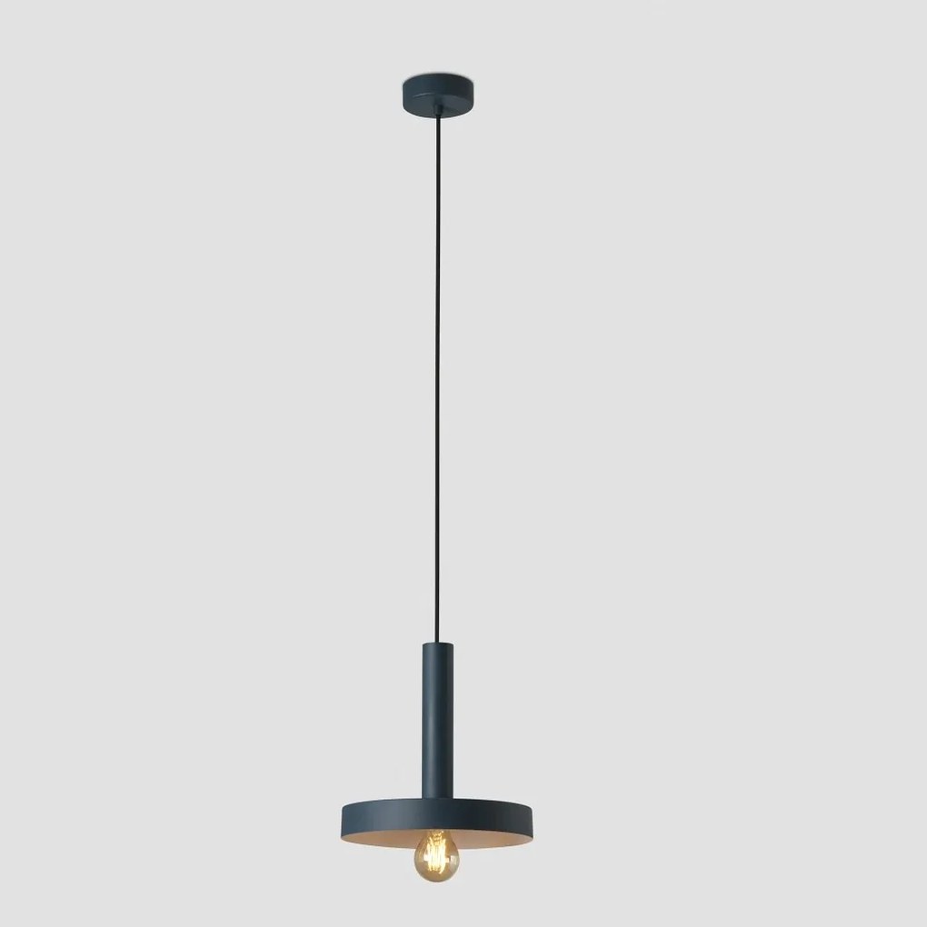 Pendul design modern WHIZZ albastru, alb