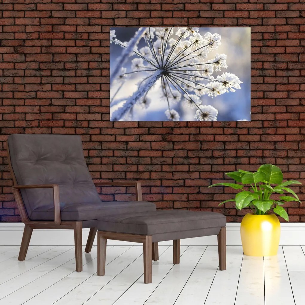 Tablou - Flori înghețate (90x60 cm)