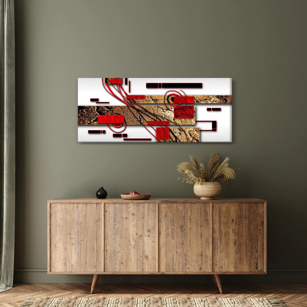 Tablou cu abstracție (120x50 cm)