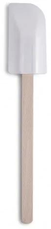 Spatula din lemn si silicon, pentru patiserie, Scrapy Natural, L28,5 cm