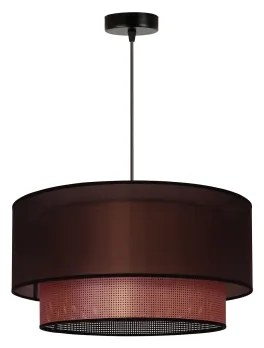 Lustră pe cablu COPPER Duolla SHINY 1xE27/15W/230V d. 45 cm maro/cupru