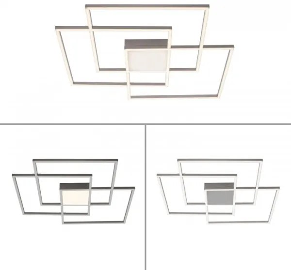 Lustră LED aplicată dimabilă ASMIN LED/45W/230V Leuchten Direkt 14713-55 + telecomandă