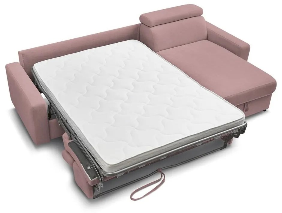 Colțar roz extensibil (cu colț variabil) Monaco – Bobochic Paris