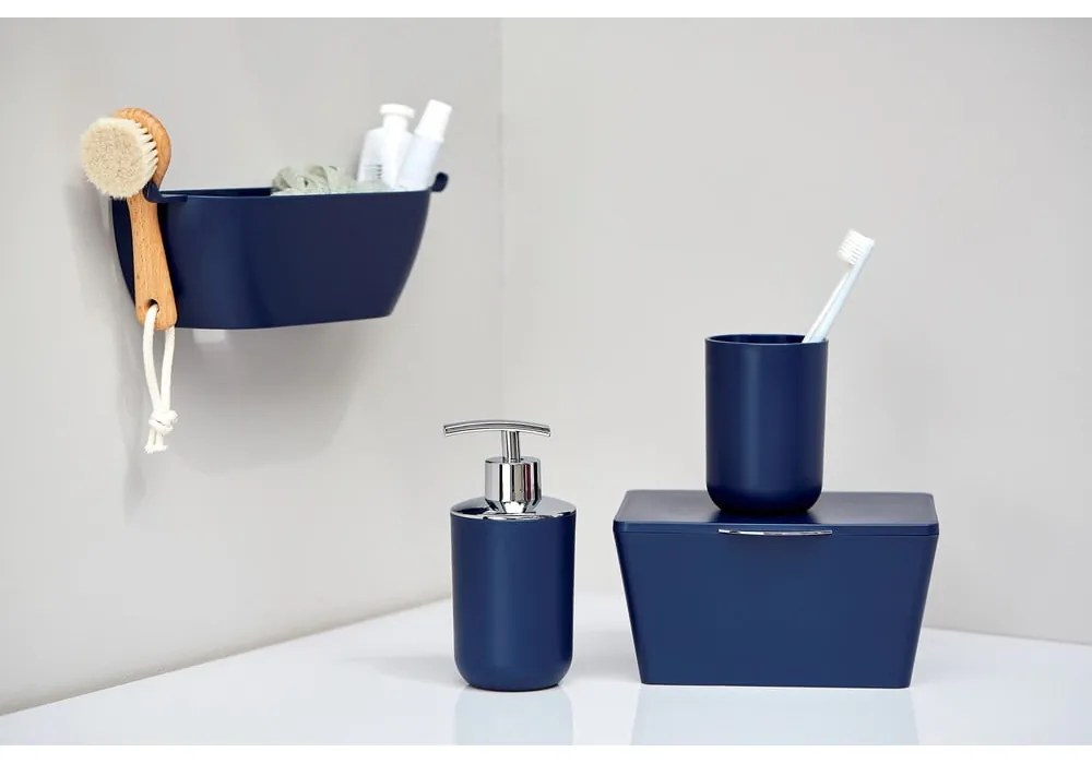 Dozator săpun Wenko Brasil, albastru închis