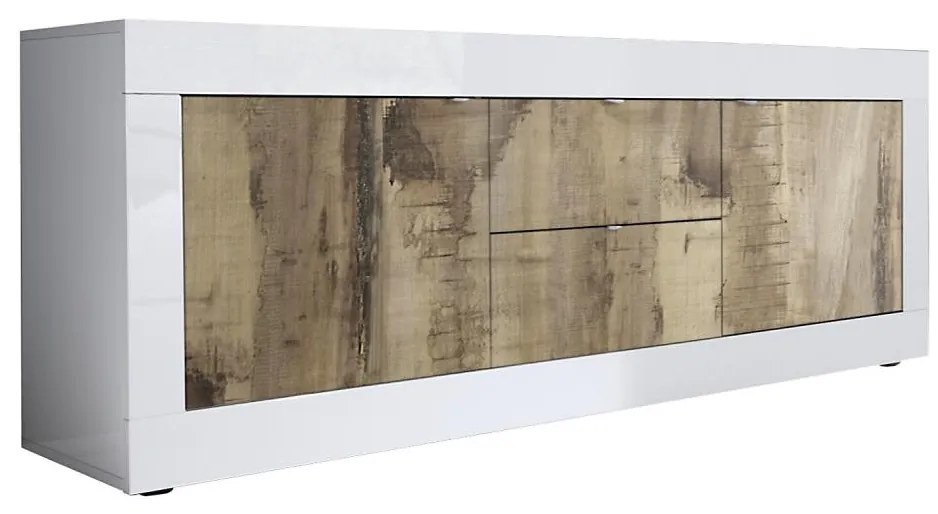 Comodă NERILA albă/maro