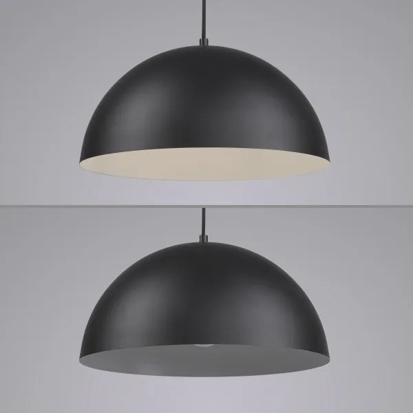 Schöner Wohnen 11728-18 - Lampă suspendată ALI pe cablu, 1xE27/25W/230V, Ø 38 cm, negru