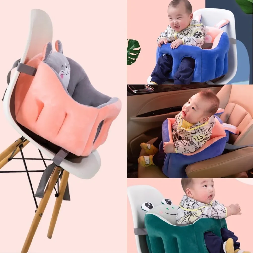 Fotoliu din plus multifunctional cu spatar si suport de picioare, Soricel, Gri, 40 cm, FPS-49