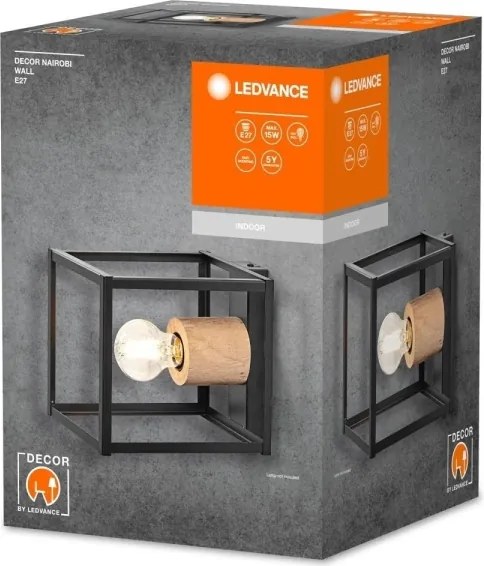 Ledvance - Aplica de perete DECOR NAIROBI, 1 x E27, 15 W, 230 V