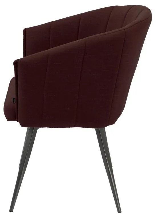 Scaun sufragerie Spack  (bordo + gri). 1098713