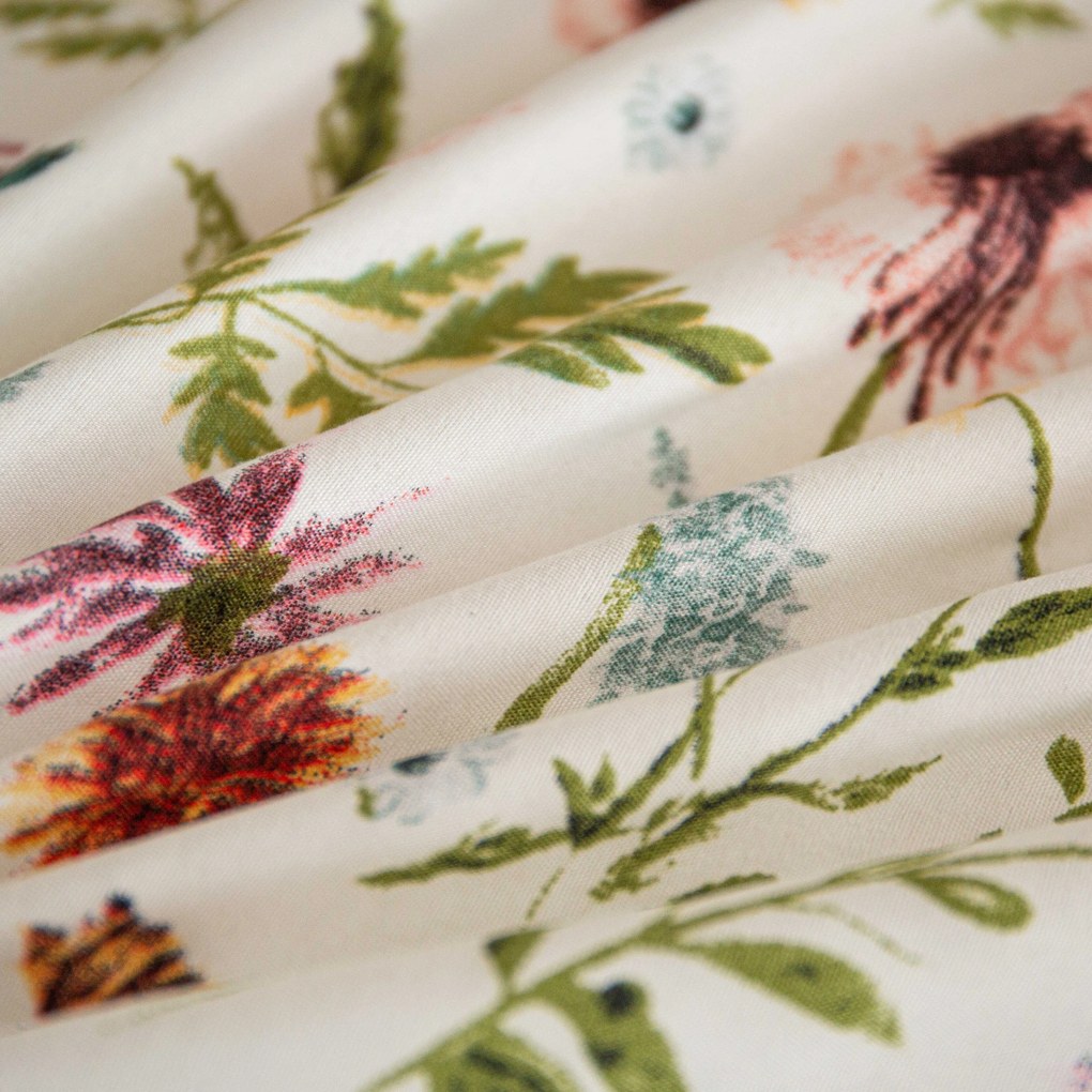 Husa pentru perna din microfibra HERBALIS 50x70 cm, crem