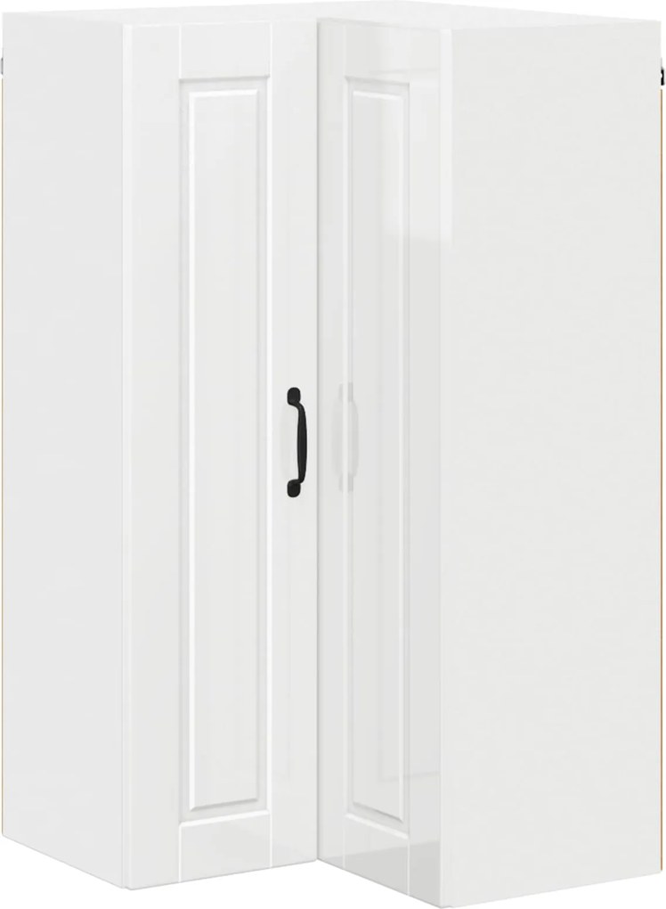 vidaXL Dulap de bucătărie Alb lucios 57 x 57 x 100 cm Lemn compozit