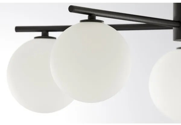 Jupiter 2049 - Lustră aplicată PRATO 5xG9/14W/230V negru/alb