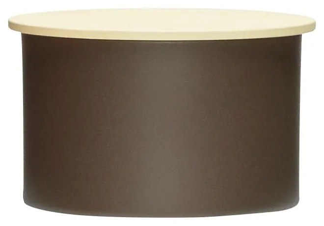 Cutie de depozitare din metal cu capac/decorativă District – Hübsch