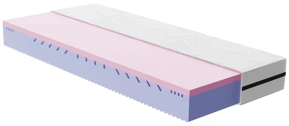 Pat dublu tapițat cu spațiu de depozitare cu saltea și somieră 160x200 cm în culoarea muștar Thessa Bold Line - Bonami Selection