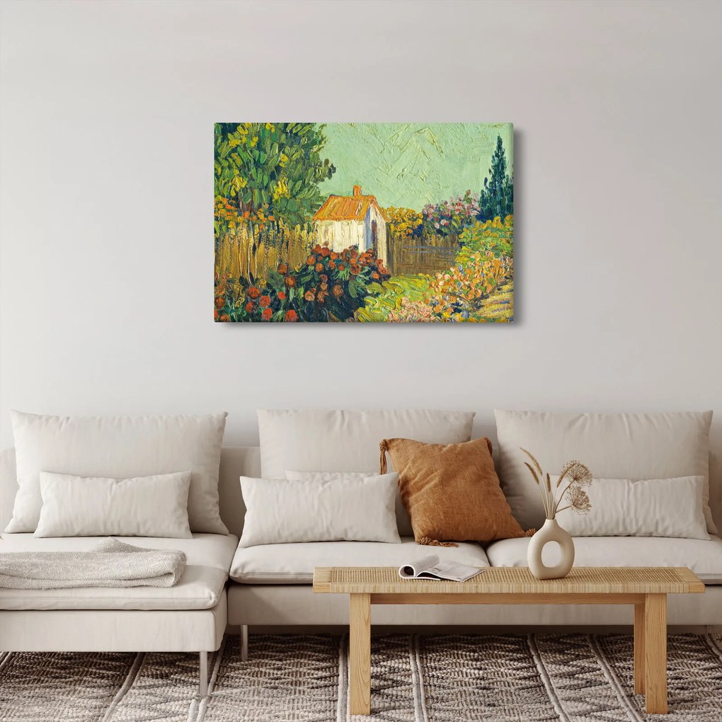 Tablou - Imitator of Vincent van Gogh, Landscape, reproducere (90x60 cm)