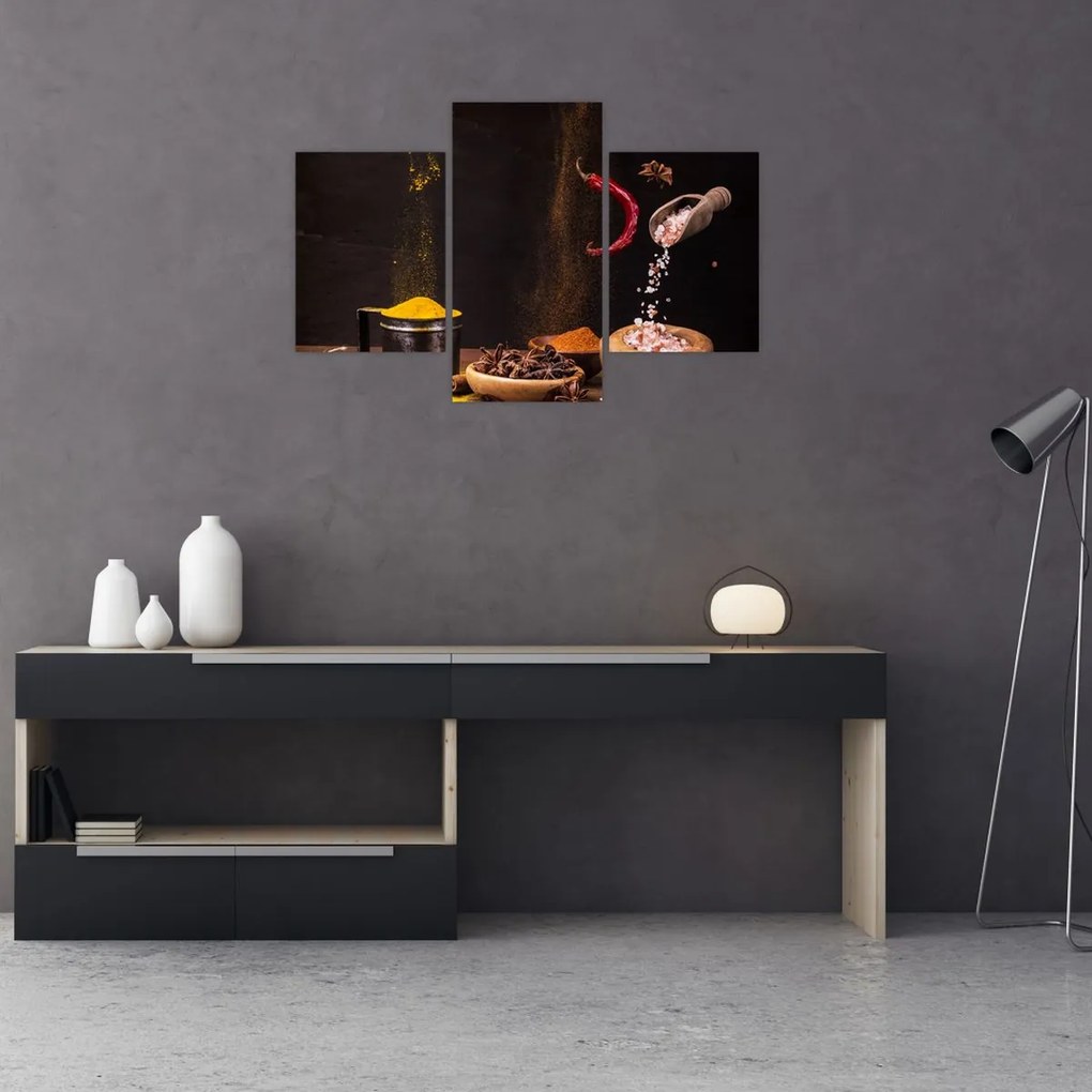 Tablou - Condimente în mișcare (90x60 cm)