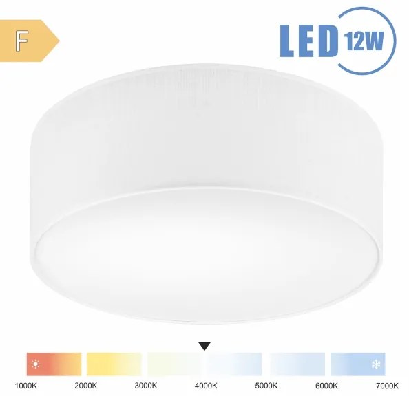 Plafonieră LED Brilagi SIRIJA LED/12W/230V d. 35 cm alb