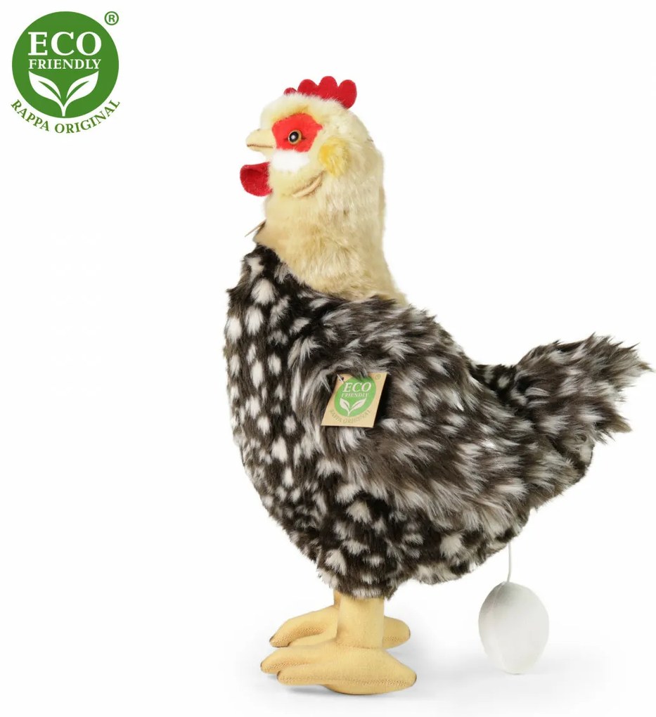 Găină de pluș Rappa, 33 cm ECO-FRIENDLY