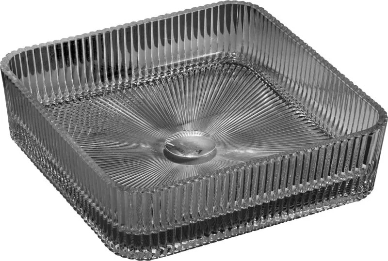 Mexen Nira chiuvetă de sticlă deasupra blatului 39 x 39 cm, neagră - 24203970